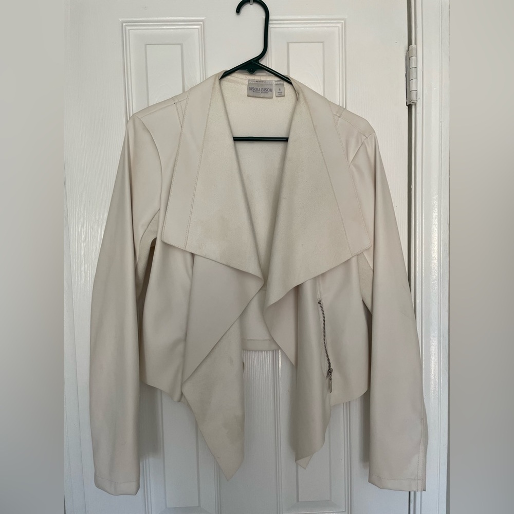 Bisou Bisou leather/ Suede Jacket Sz small